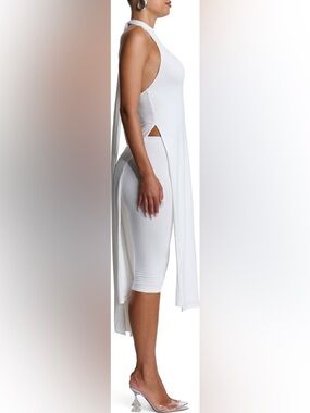 Naked Wardrobe Longline Halter Tunic